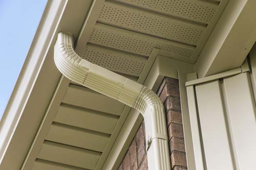Soffits and fascia closeup